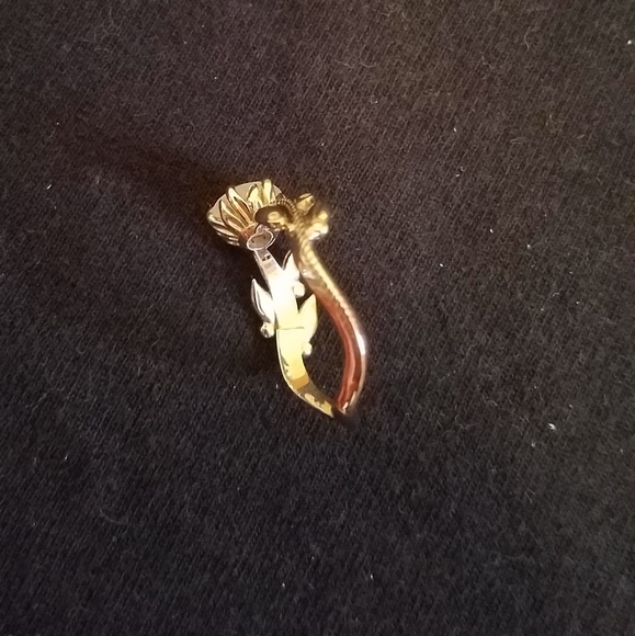 14k White Gold Moonstone ring - Picture 3 of 4